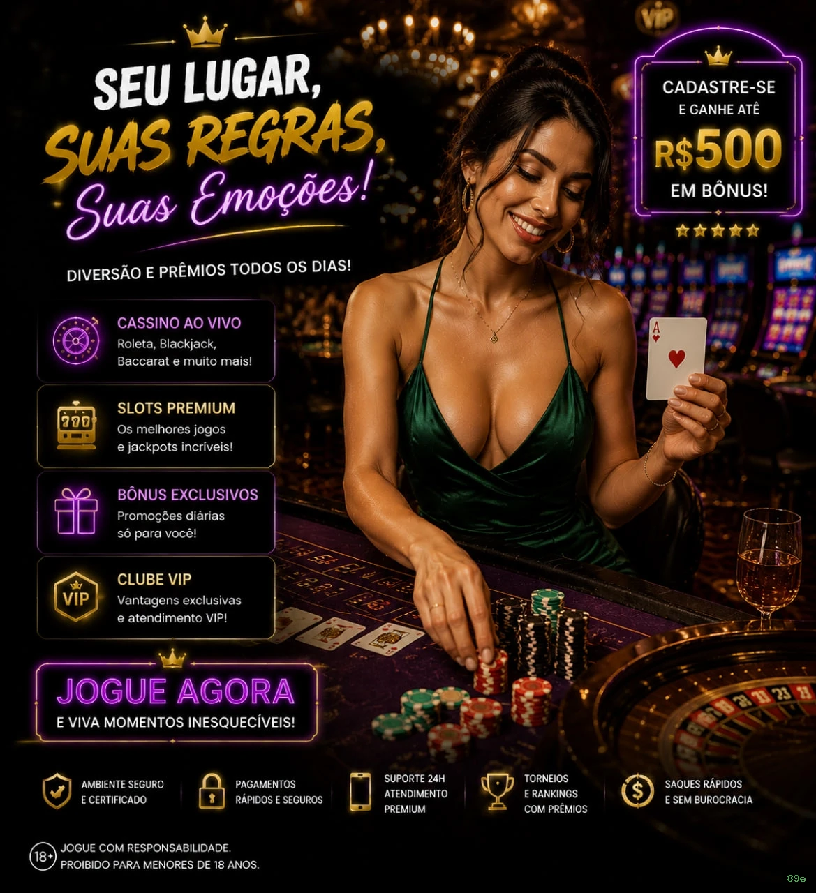 Blackjack ao vivo - Mesas VIP com dealers profissionais